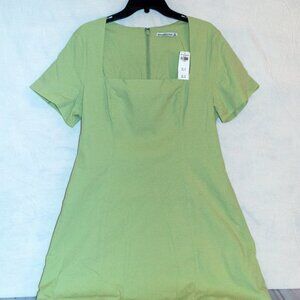 Abercrombie & Fitch Women’s XL Green Square Neck Dress – NWT